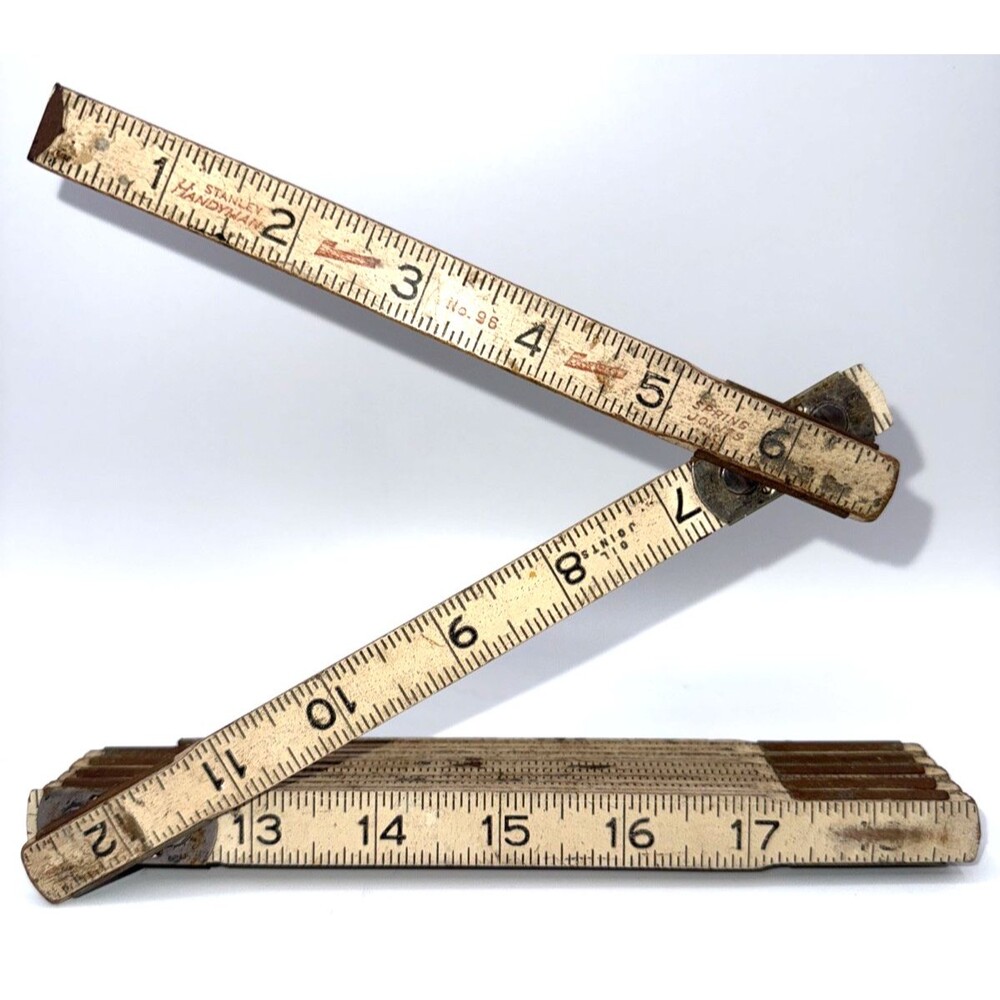 vintage Stanley handyman ruler Number 96 72"L - Picture 2 of 9